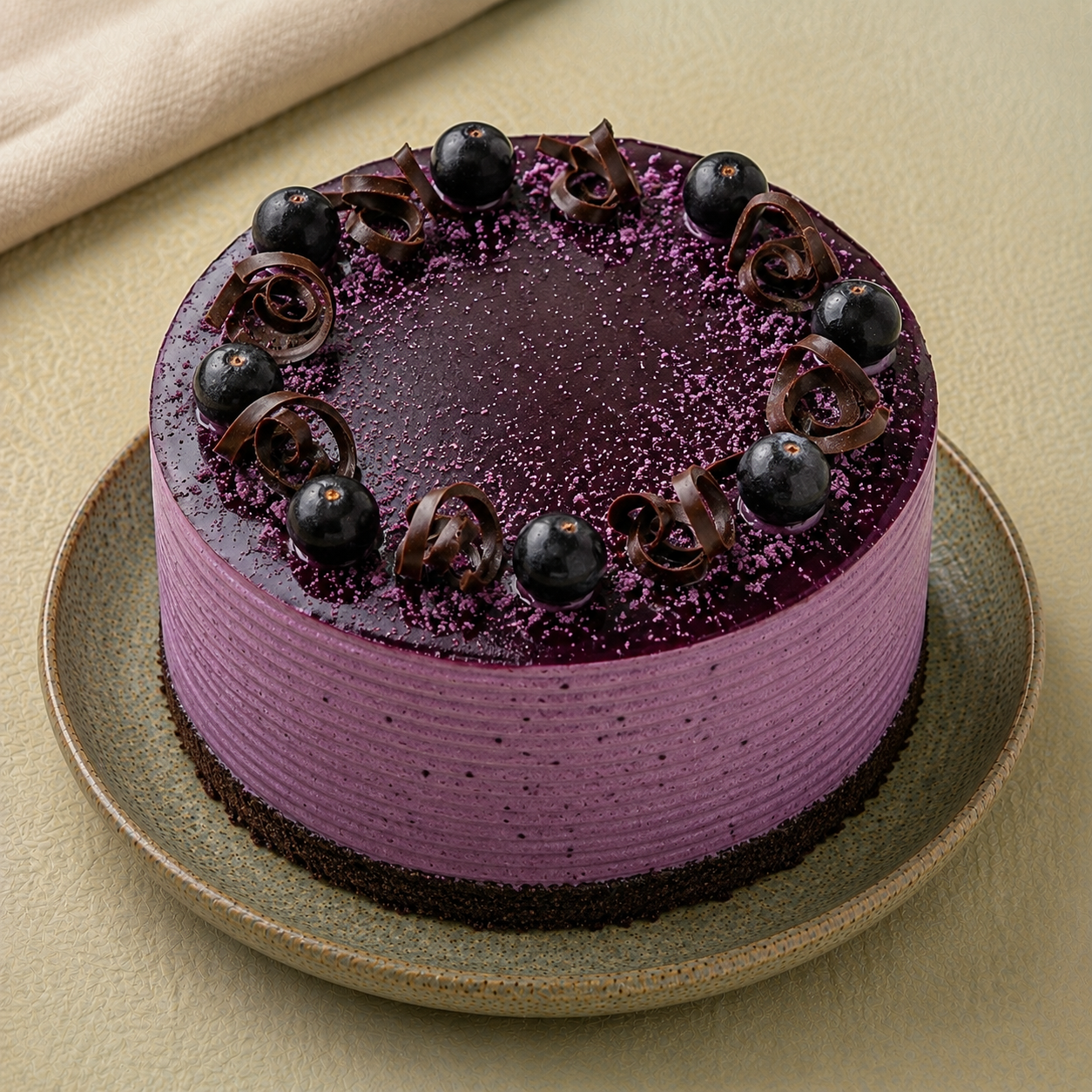 black current cake